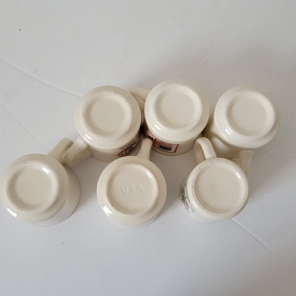 Vintage Lot of 6 Boy Scouts Of America Assorted Coffee Mugs/Cups Made In USA - Picture 9 of 9